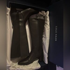 Cole Haan Women's Black Heeled Boots